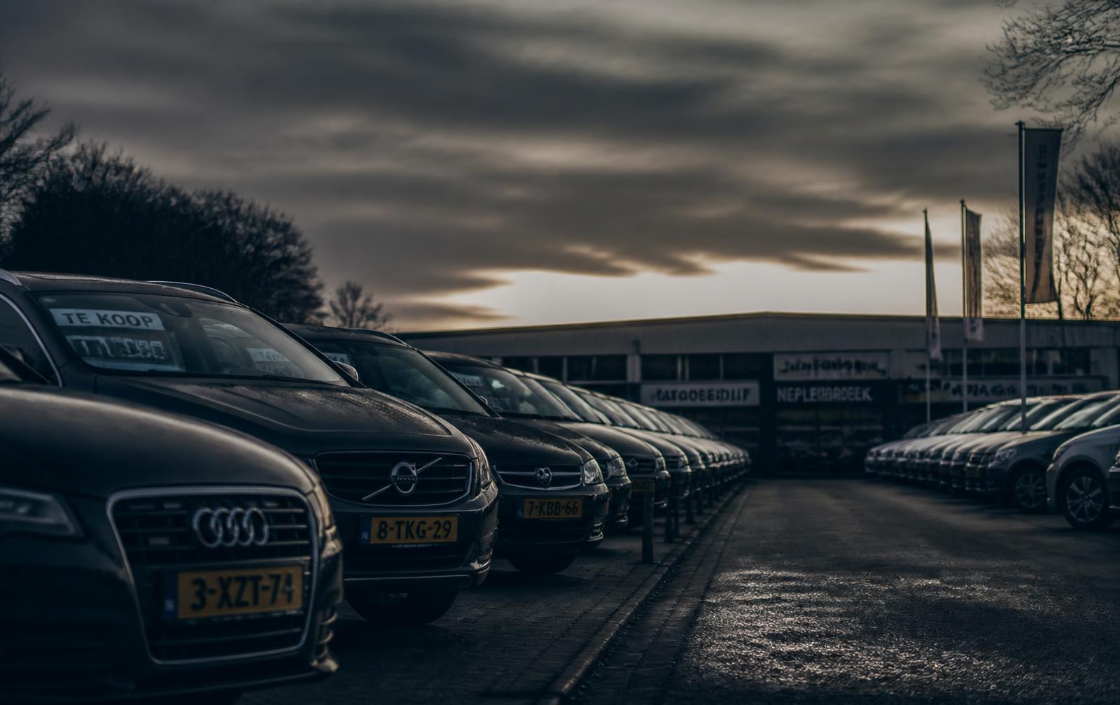 De auto die blijft staan
